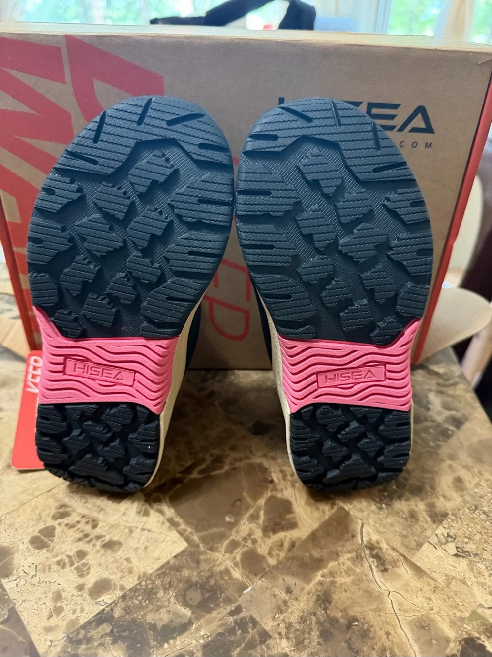 Little girls HISEA Ankle Supporting Waterproof Sneakers